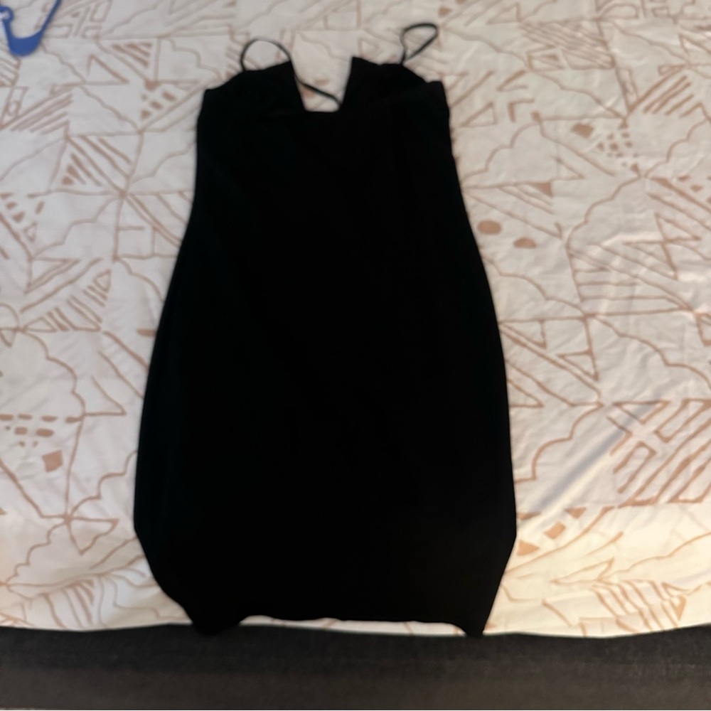 Black bodycon SHEIN dress, size M
